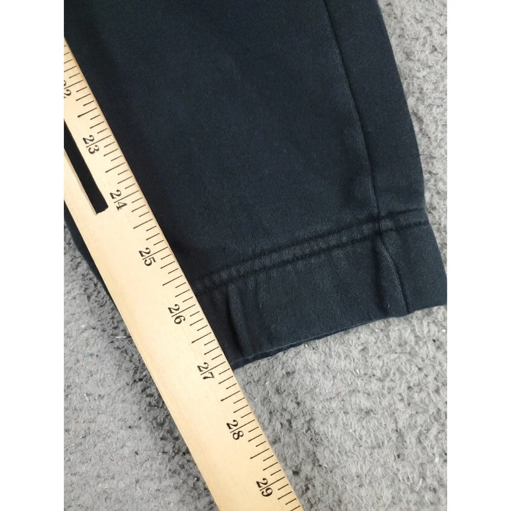 Nike LeBron James Mens Small Black Swoosh Track Joggers Sweatpants 043363